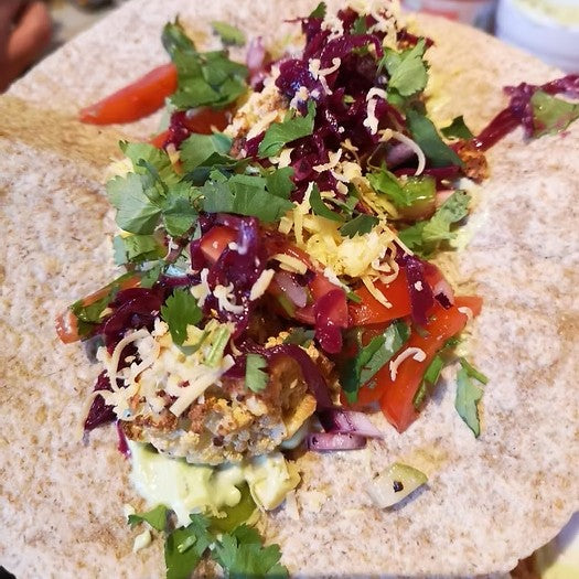 Crispy Cauliflower Tacos with Reclaimed Red