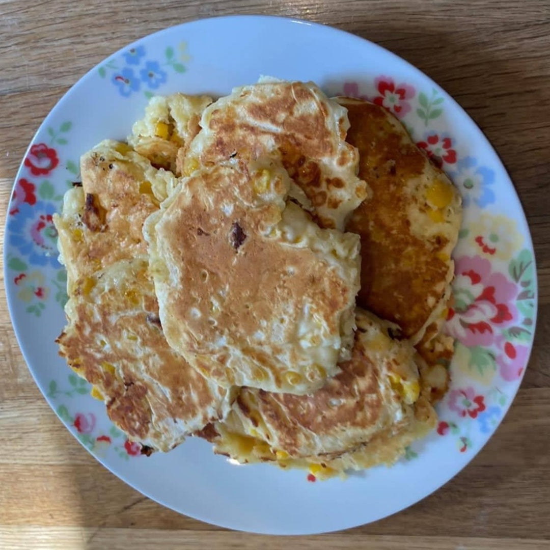 Fantastically Flexible Fritters with Katz Kimchi